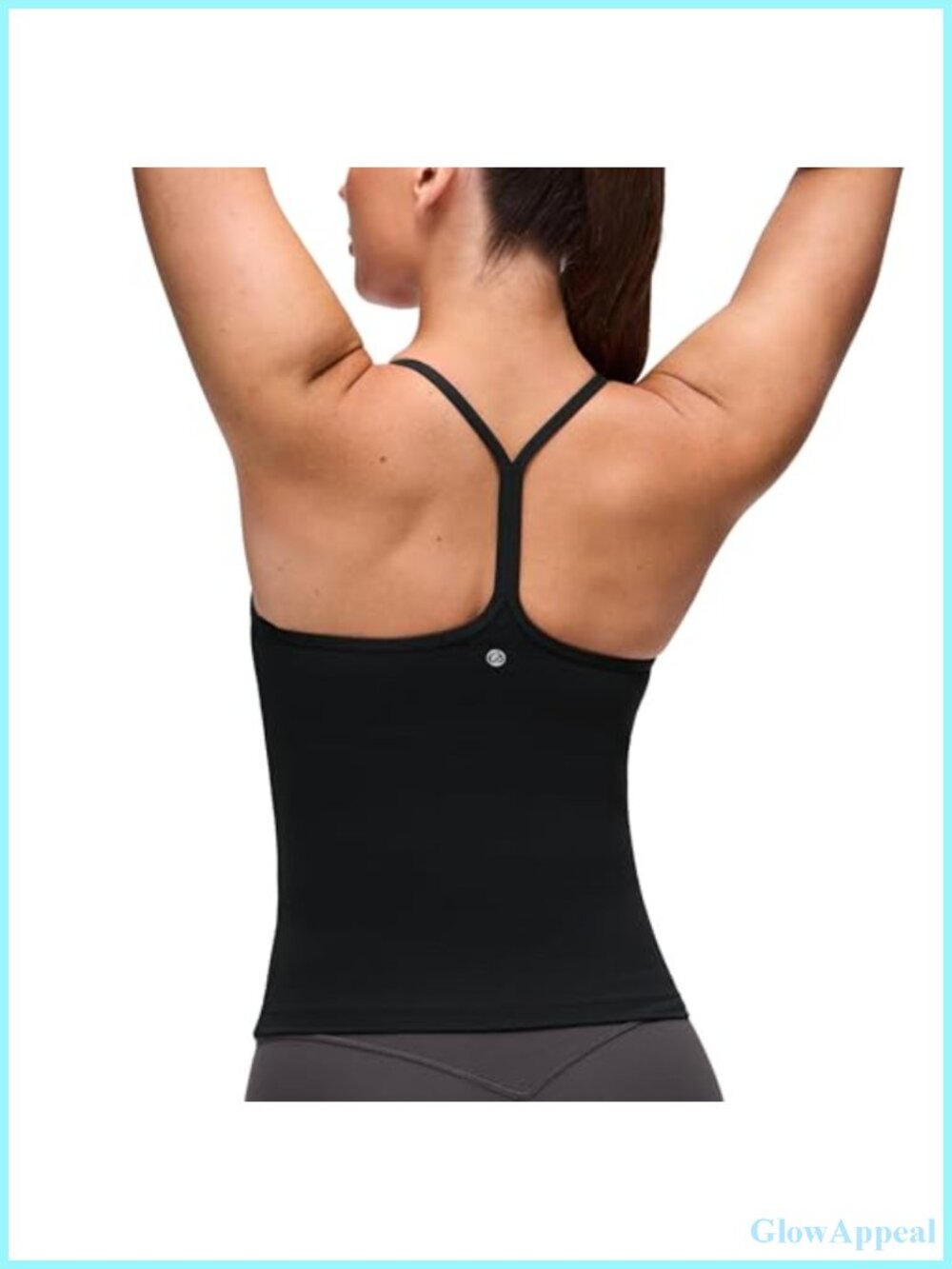 CRZ YOGA Butterluxe Y Back Tank Top Built in Shelf Bra Yoga Lounge